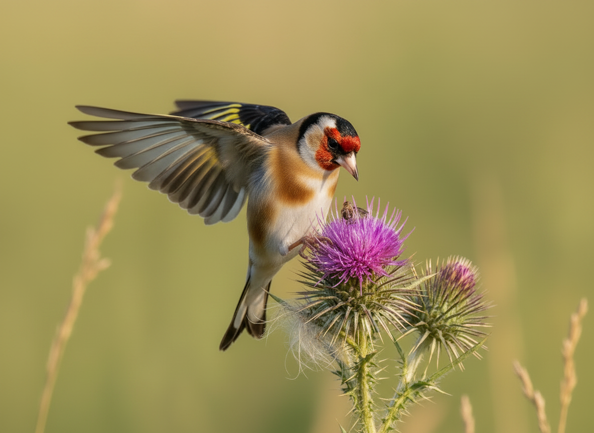 Goldfinch perched near Dunsyre