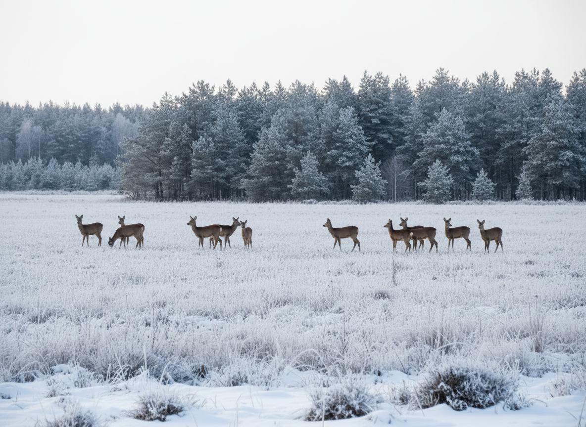 Roe deer in the Medwin valley near Dunsyre